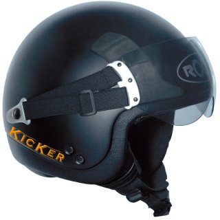 Roof Kicker Helm schwarz matt